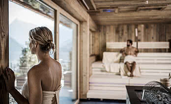Aufgusssauna im Sauna Hotel Österreich STOCK resort