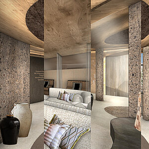 Visualisierung Saunaumbau STOCK resort